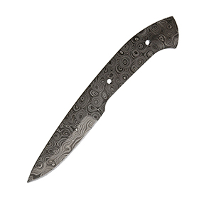 Alabama Damascus Steel Damascus Knife Blade: BK-ADS039