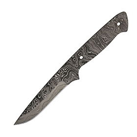 Alabama Damascus Steel Damascus Knife Blade: BK-ADS053
