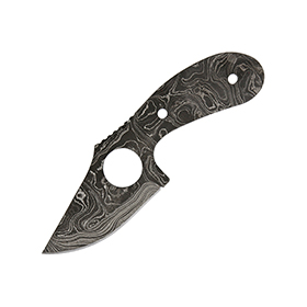 Alabama Damascus Steel Damascus Knife Blade: BK-ADS061