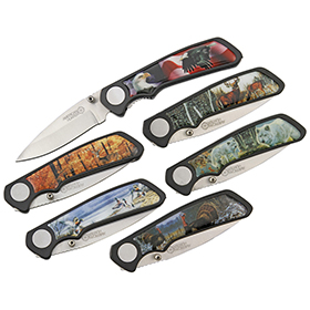 American Hunter Wildlife 6 Pc Pocket Knife Set: BK-AH500