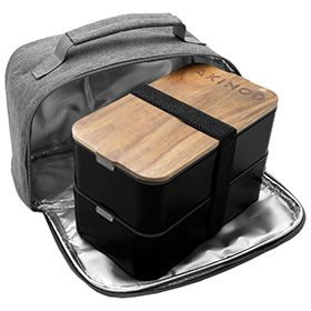 Akinod Bento Lunch Bag Gray: BK-AKI000045