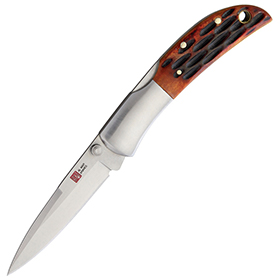 Al Mar Hawk Lockback Bone: BK-AMK7002