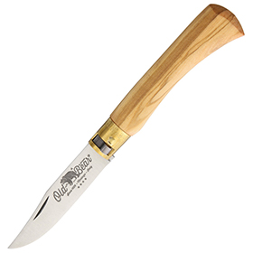 Old Bear Medium Folder Olive Wood: BK-ANT930719LU