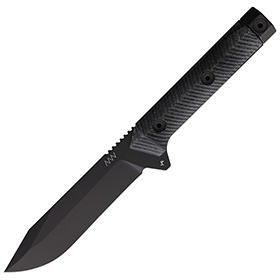 Acta Non Verba Knives M73 Kontos Fixed Blade Black: BK-ANVM73002
