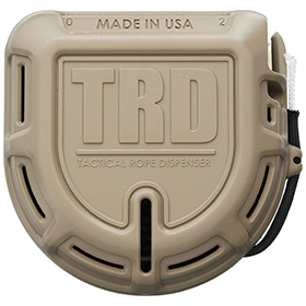 Atwood Rope MFG Tactical Rope Dispenser FDE: BK-ARMTRDFDE