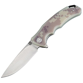 Artisan Tradition Linerlock Camo D2: BK-ATZ1702PSCGF