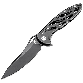 Artisan Hoverwing Framelock D2: BK-ATZ1801PBK