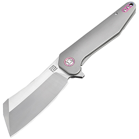 Artisan Osprey Framelock Gray M390: BK-ATZ1803GGYM