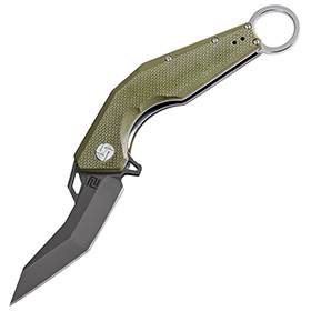 Artisan Cobra Linerlock D2 Green: BK-ATZ1811PBGNF