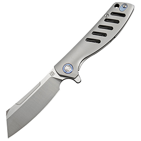 Artisan Tomahawk Framelock Gray M390: BK-ATZ1815GSGYM