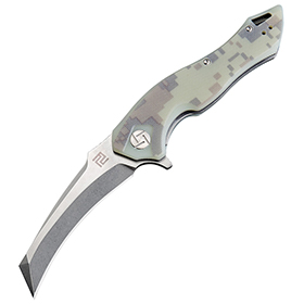 Artisan Eagle Linerlock Camo D2: BK-ATZ1816PCGF