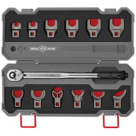 Real Avid Master-Fit Crowfoot Wrench Set: BK-AVMF13WS