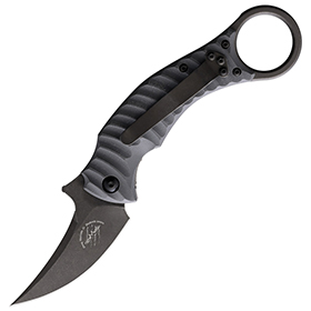 Bastinelli Creations Mako Linerlock Gray G10: BK-BAS18GP