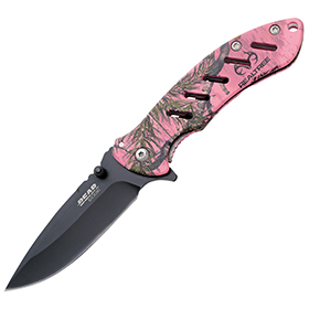 Bear Edge Brisk Framelock Pink Camo: BK-BC61506
