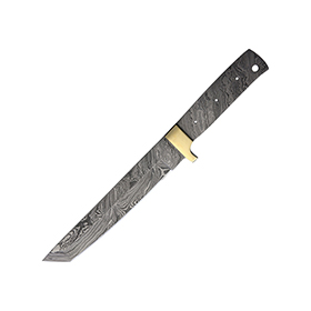 Knifemaking Tanto Knife Blade Damascus: BK-BL126D