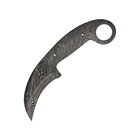 Knifemaking Karambit Knife Blade Damascus: BK-BL127D