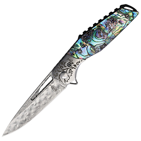 BucknBear Abalone Linerlock: BK-BNB1991A