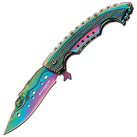 Boker Magnum Rainbow Mermaid Linerlock: BK-BOM01LG318