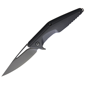 Brous Blades Division Linerlock Blackout: BK-BRBM005B