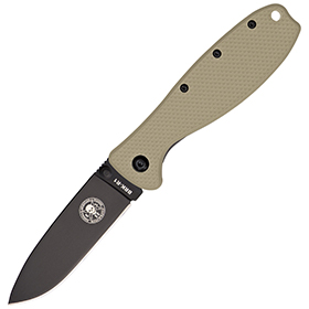 BRK Designed by ESEE Zancudo Framelock Tan/Blk D2: BK-BRKR2DTB
