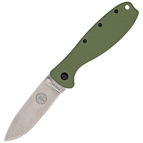 BRK Designed by ESEE Zancudo Framelock Green D2: BK-BRKR2OD