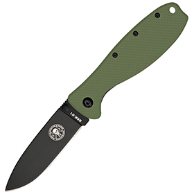 BRK Designed by ESEE Zancudo Framelock Grn/Blk D2: BK-BRKR2ODB