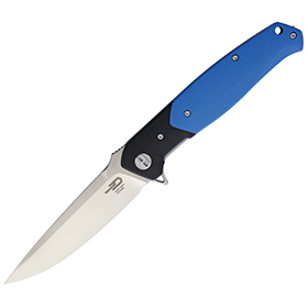Bestech Knives Swordfish G10 Linerlock Blue: BK-BTKG03D