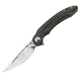 Bestech Knives Irida Linerlock CF/G10 Green: BK-BTKG25F