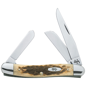 Case Cutlery Medium Stockman Amber Bone: BK-CA039