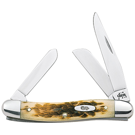 Case Cutlery Stockman Amber Bone: BK-CA042