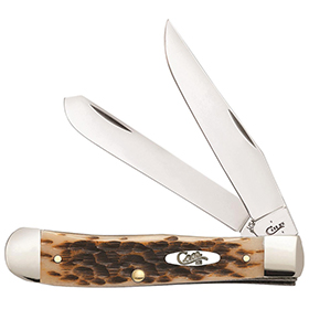 Case Cutlery Trapper Amber Bone: BK-CA06540