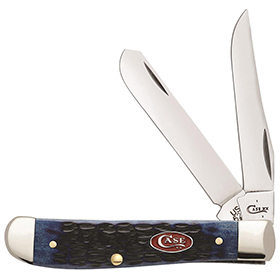 Case Cutlery Mini Trapper Navy Blue Bone: BK-CA07321
