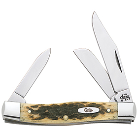 Case Cutlery Stockman Amber Bone: BK-CA079