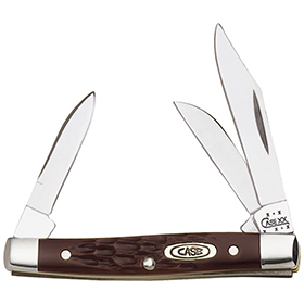 Case Cutlery Small Stockman Brown Delrin: BK-CA081