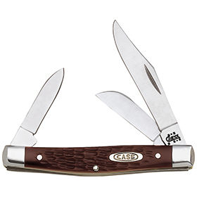Case Cutlery Stockman Brown Delrin: BK-CA106