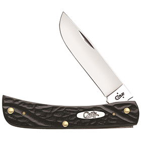 Case Cutlery Sod Buster Jr Black Synthetic: BK-CA18229
