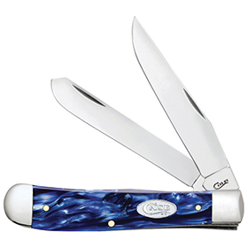 Case Cutlery Trapper Sparxx Blue Kirinite: BK-CA23431