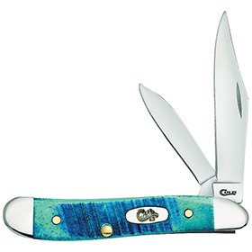 Case Cutlery Peanut Caribbean Blue: BK-CA25596