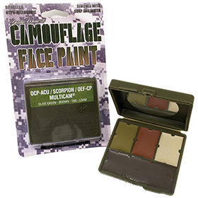 Camouflage Face Paint Scorpion Compact Face Paint: BK-CAMSCORP