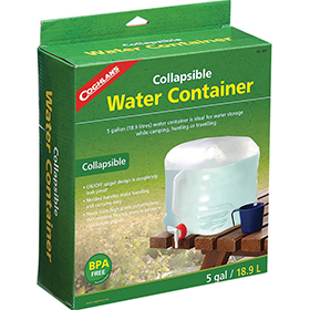 Coghlan's Collapsible Water Container: BK-CGN1205