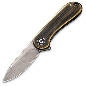 Civivi Mini Elementum Framelock Brass: BK-CIVC18062Q1