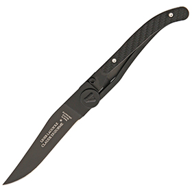 Laguiole Claude Dozorme Laguiole Linerlock Black CF: BK-CLD16014203N4
