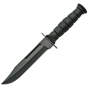 Rite Edge Survival Fixed Blade Black: BK-CN211360BK