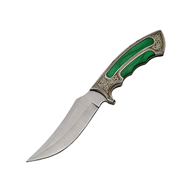 Rite Edge Silver & Green Fancy Bowie: BK-CN211396GN