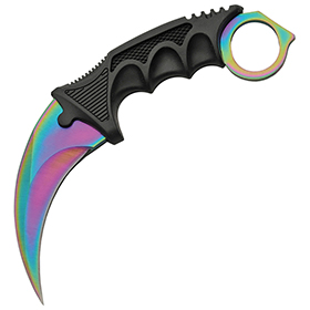 Rite Edge Fixed Blade Karambit Spectrum: BK-CN211431RB