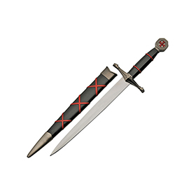 China Made Knights Templar Dagger Red: BK-CN211437