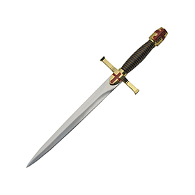 China Made Gold Crusader Dagger: BK-CN211474