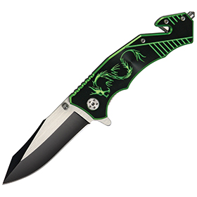 Rite Edge Dragon Rescue Linerlock: BK-CN300256GN