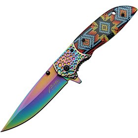 Rite Edge Native Beads Linerlock A/O: BK-CN300534