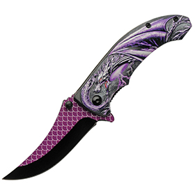 Rite Edge Dragon Scale Linerlock A/O: BK-CN300551PU